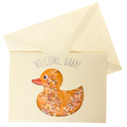 Rubber Ducky Baby Card