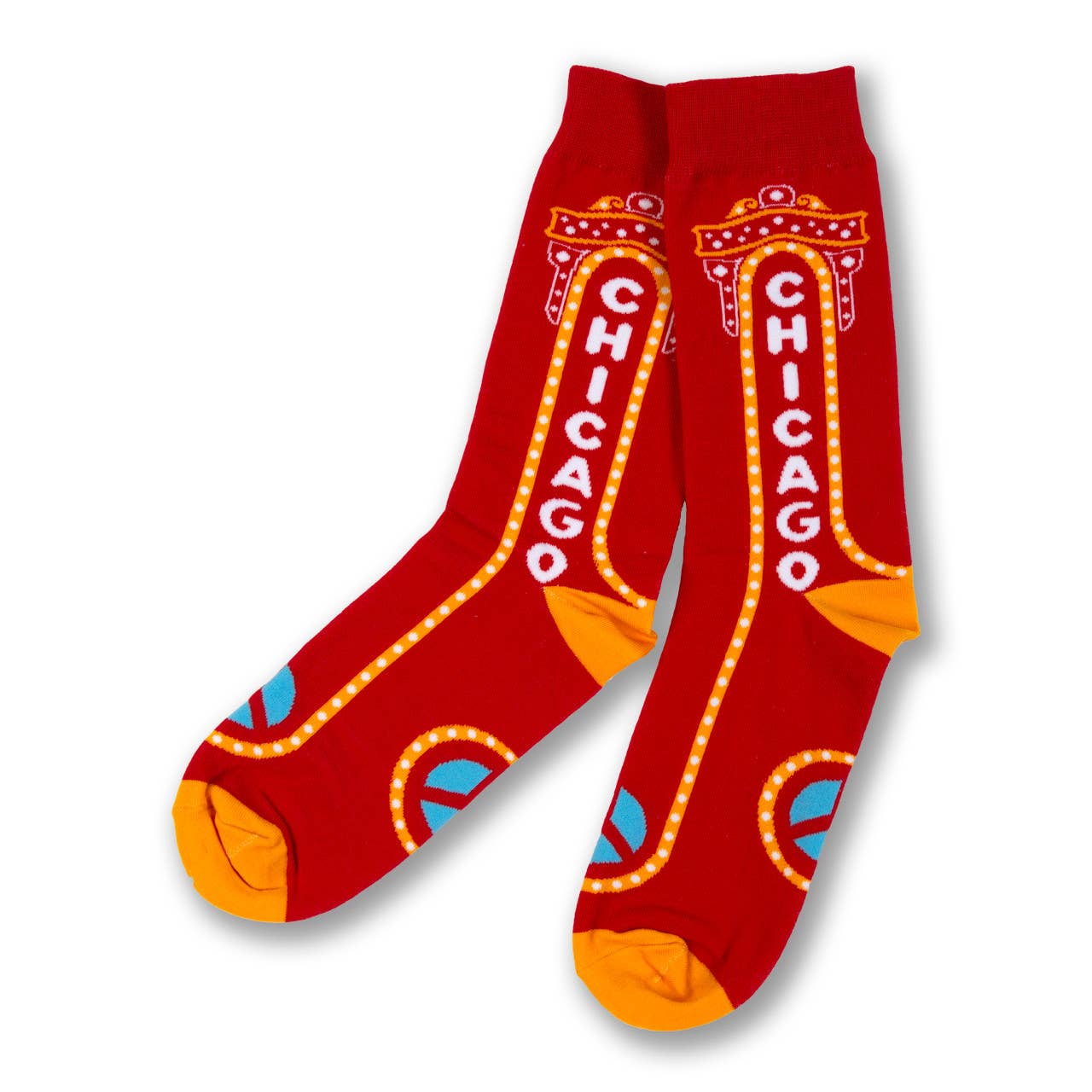 Chicago Theater Dress Socks: S Chicago Theater Dress Socks: S
