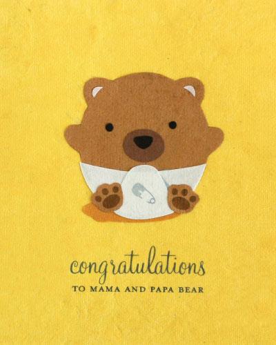 Baby Bear Congrats - One Strange Bird