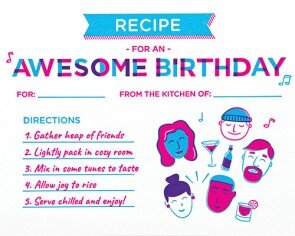 Recipe for an Awesome Birthday - One Strange Bird