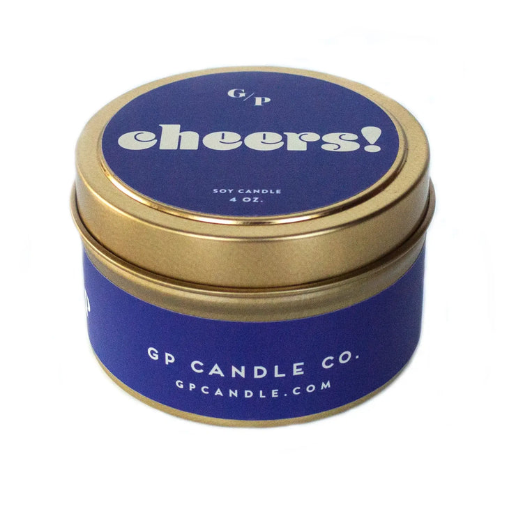 Cheers! Just Because 4 oz. Candle Tin