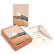 Artisan Notecards: Sun on the Horizon
