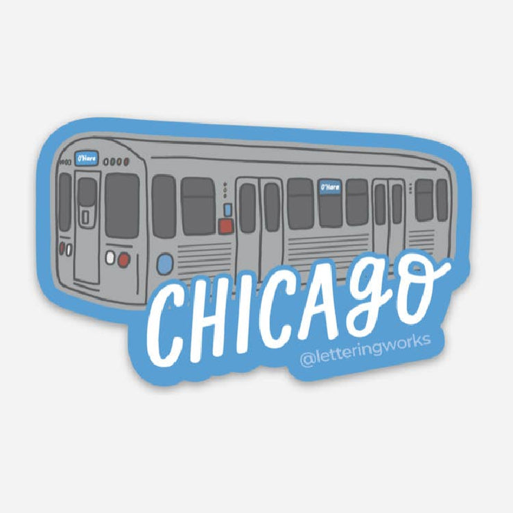 Chicago CTA 'L' Train Sticker