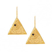 Triangle onyx Earrings