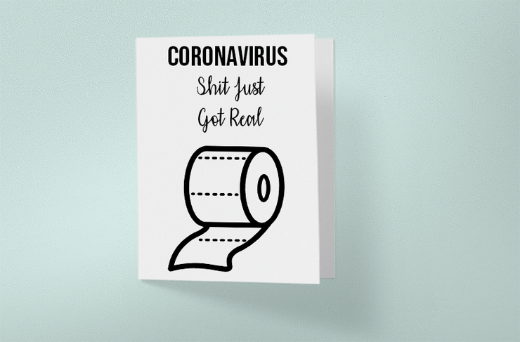 Coronavirus Shit Just Got Real - One Strange Bird