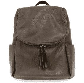 Espresso Kerri Side pocket backpack - One Strange Bird