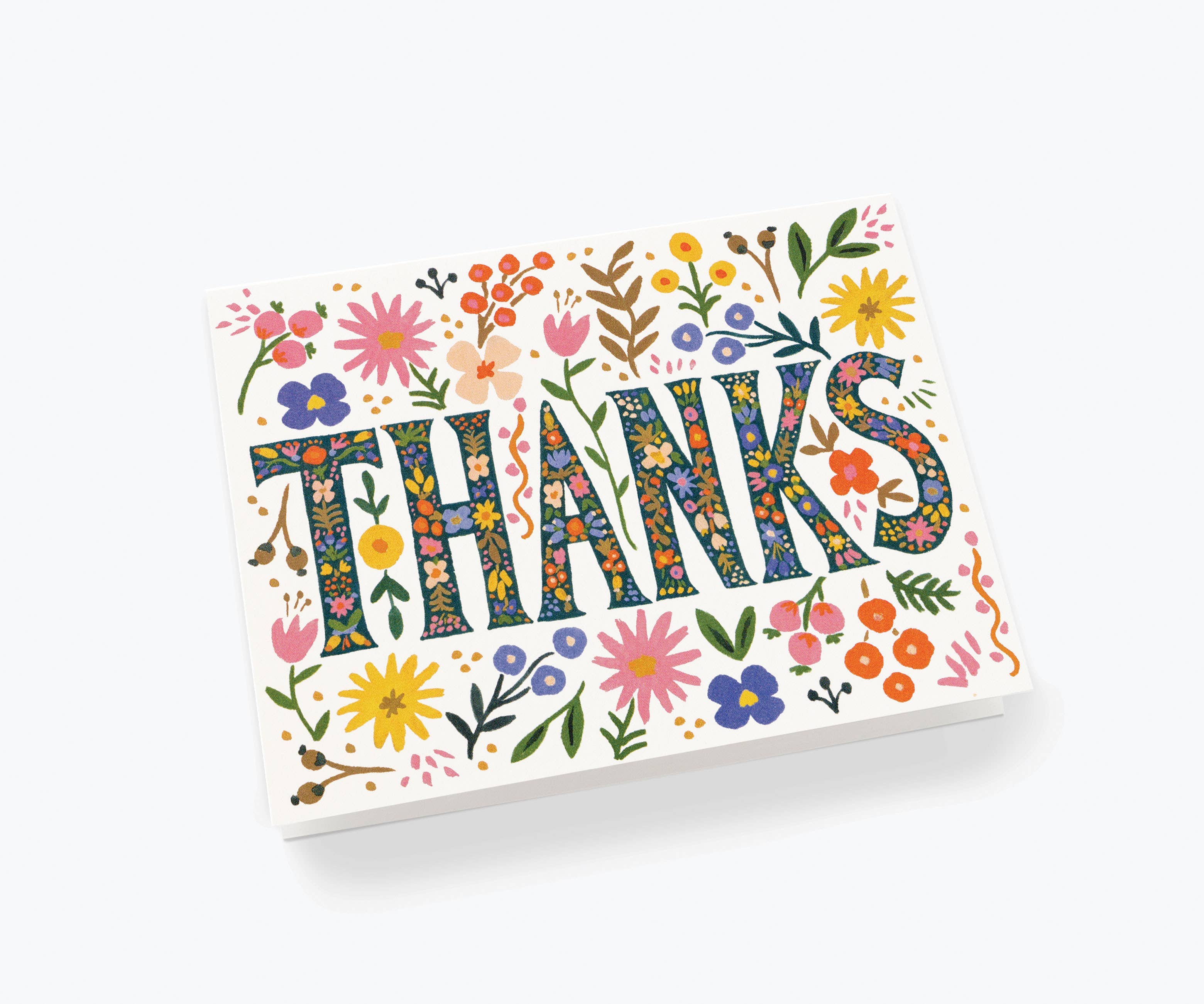 Floral Thanks Card