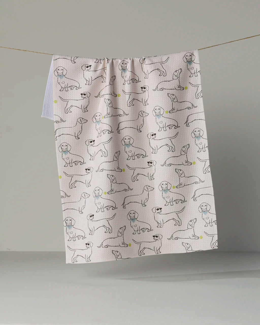 Doxie Pals Tea Towel
