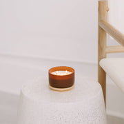 Mahogany + Cashmere - 7 Ounce Three Wick Soy Candle