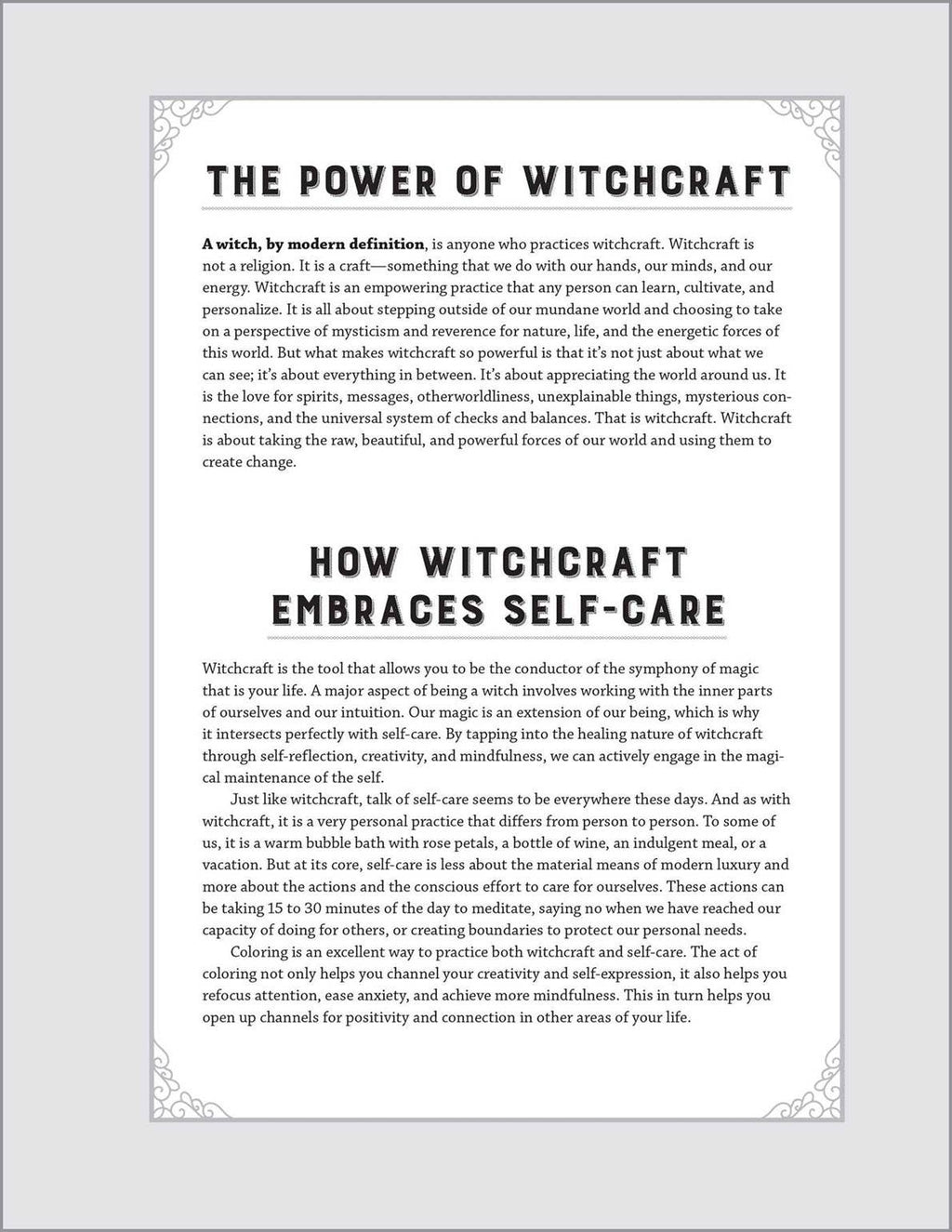 Witchcraft Coloring Book for Adults