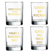 Welcome to the Shit show Rocks Glass