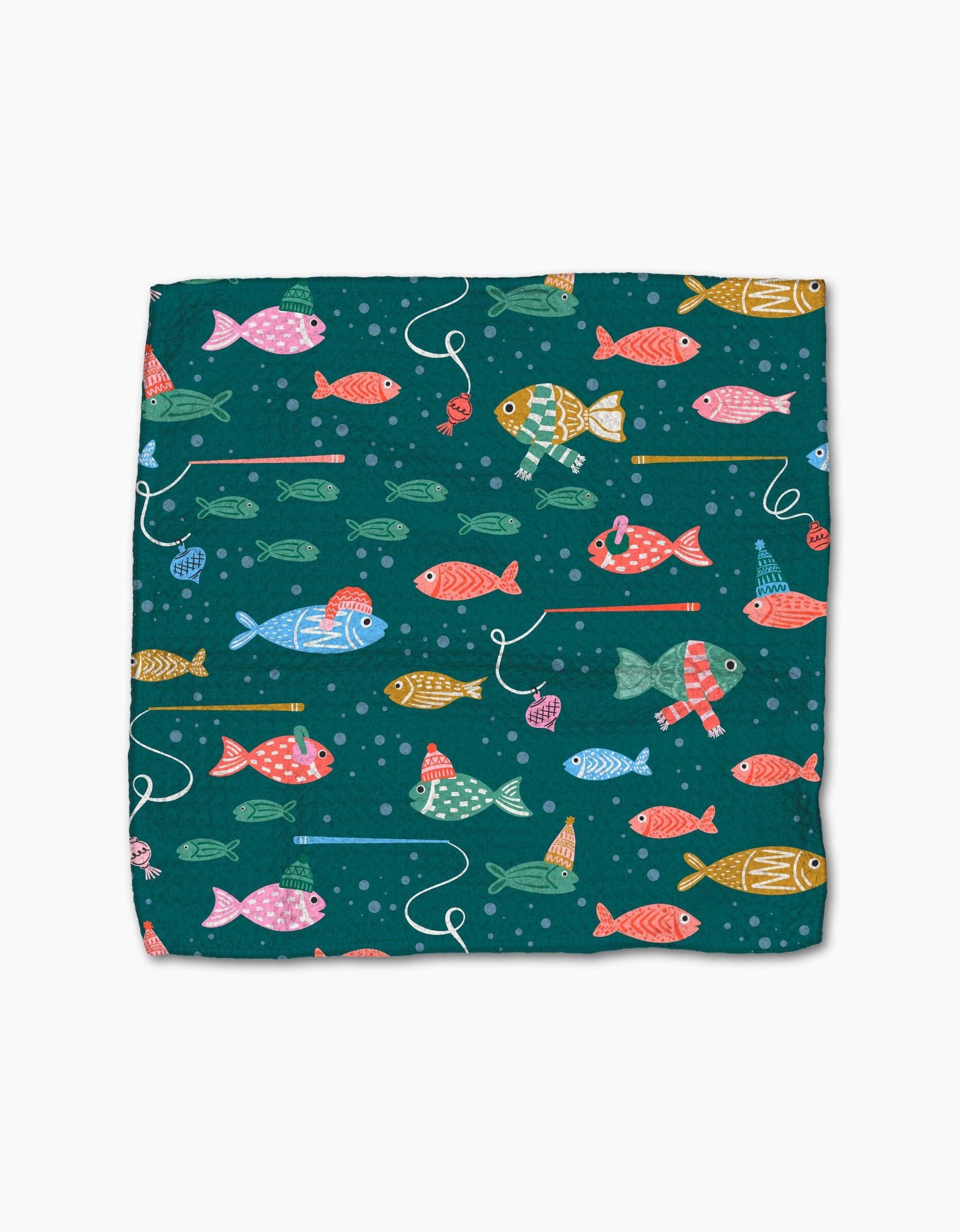 Holiday Fish Dishcloth Set