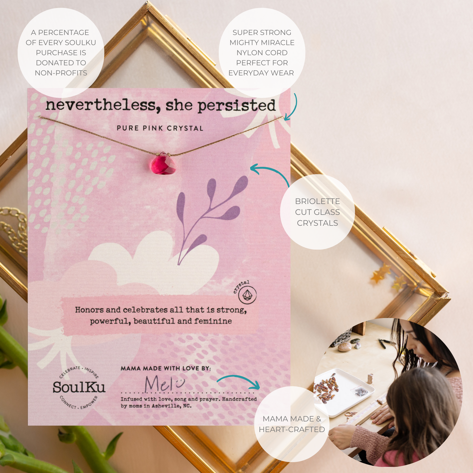 Pure Pink Soul Shine for Nevertheless She Persisted - SHNE11