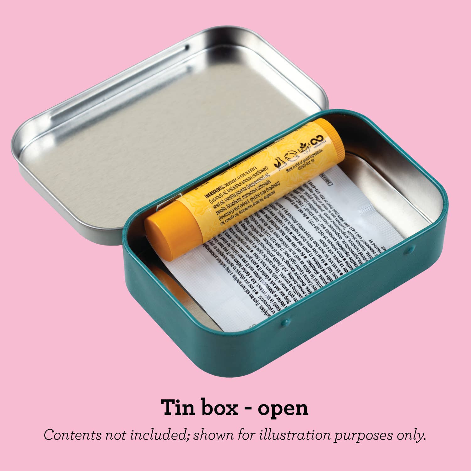 Very Important Shit stash tin - purse-size food-safe tin box