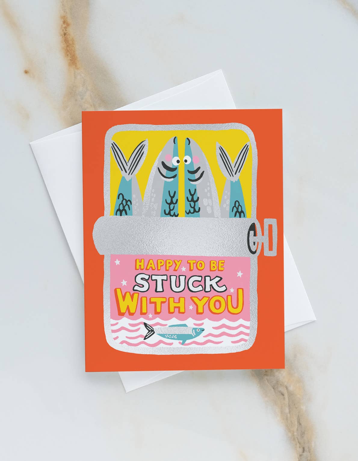 Stuck with You Sardines Card