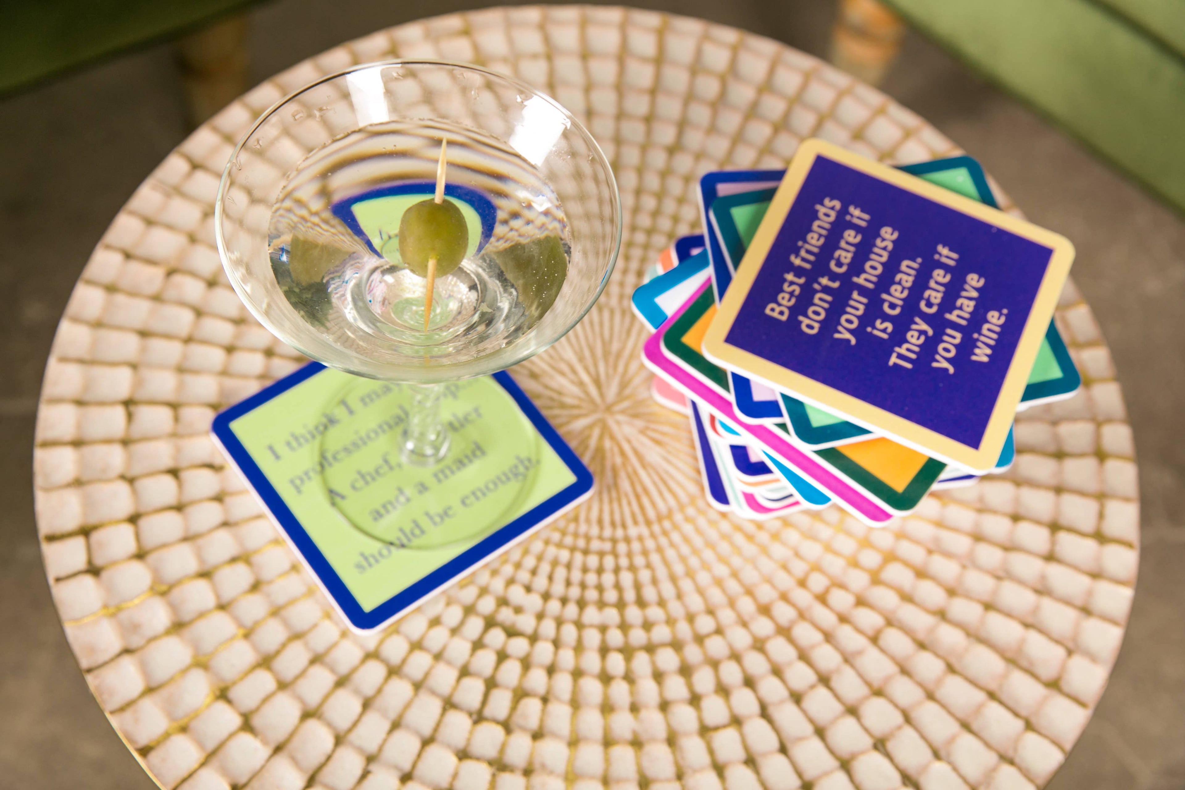 COASTER Pms OCD | Funny Party Gift | Home Bar Decor