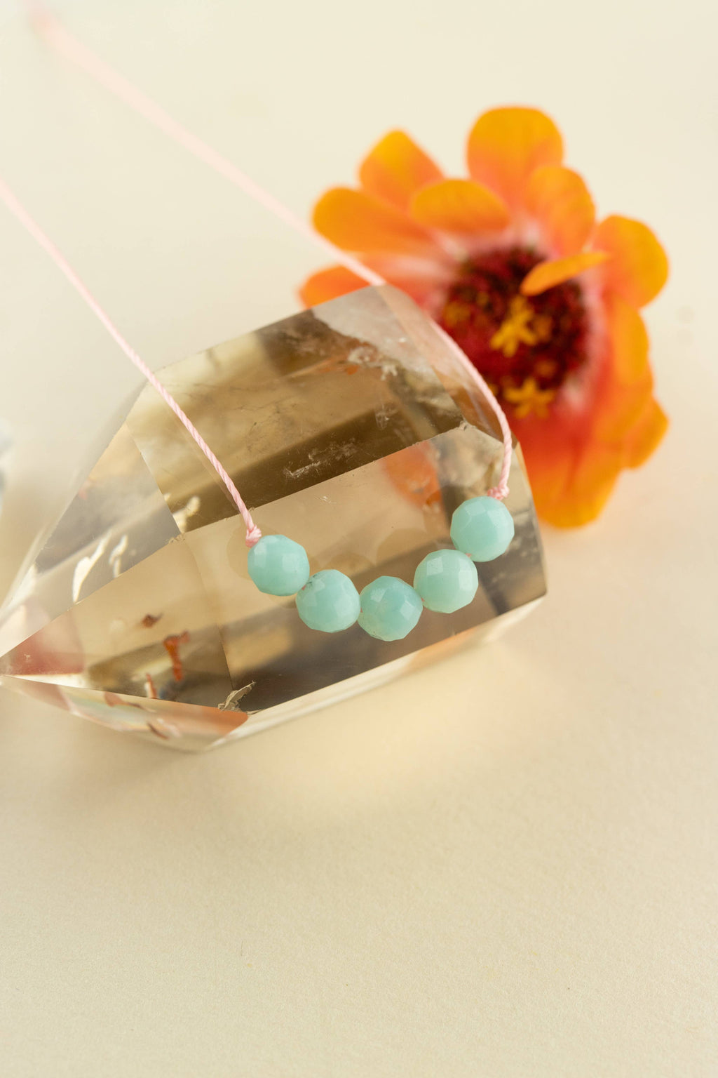 Amazonite Big Wishes Necklace for Courage - BW01