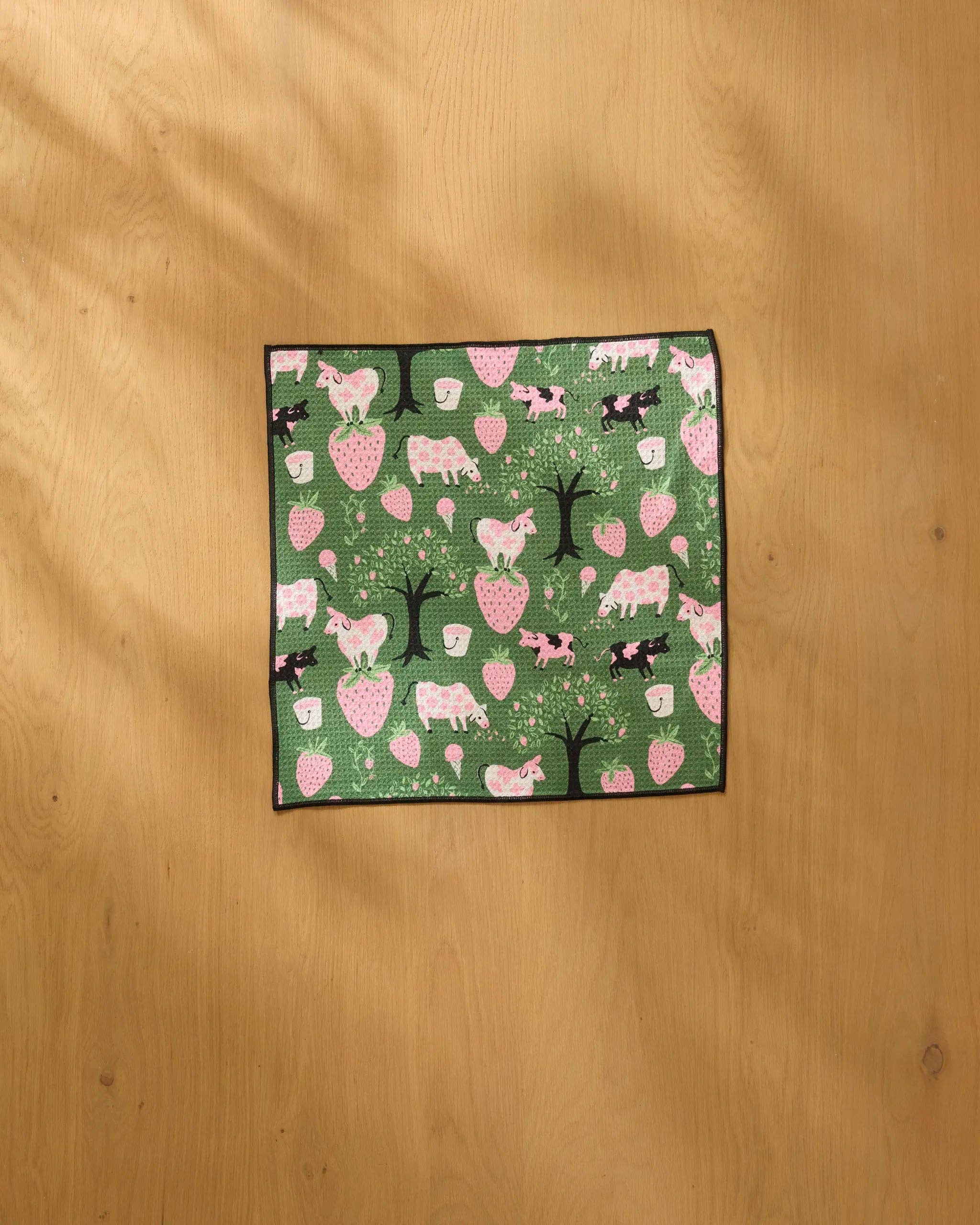 Strawberry Cows Paw Towel
