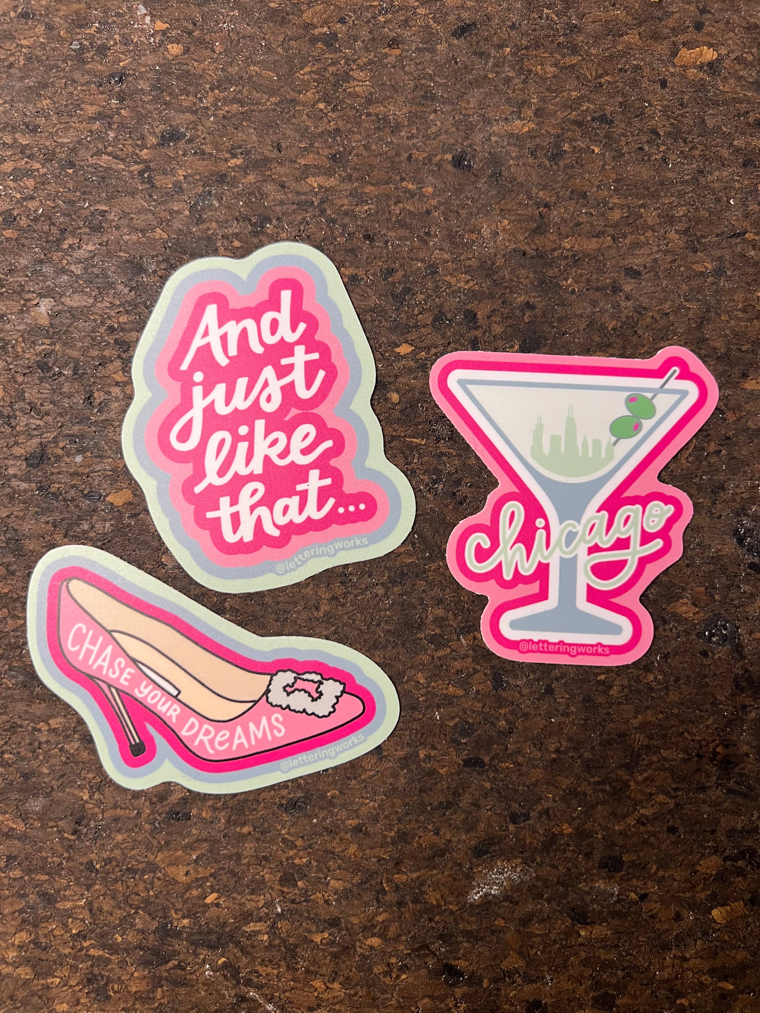 Chicago Martini Sticker