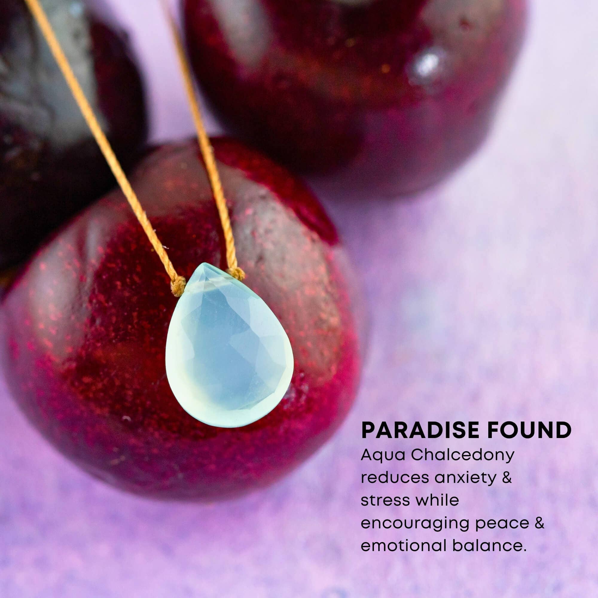 Aqua Chalcedony Blissful Beach Necklace for Paradise Found