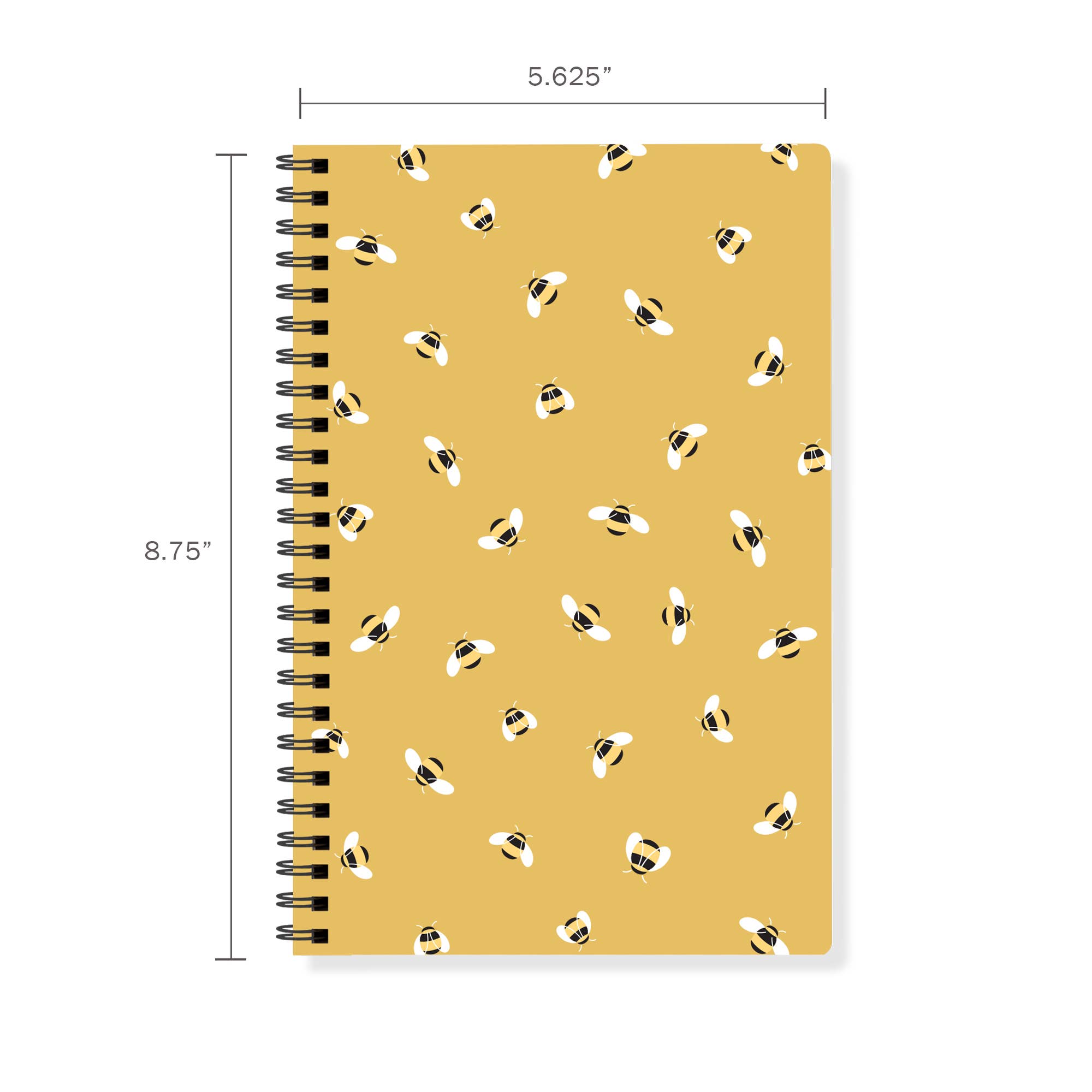 Esp Bees Slim Paperback Spiral Journal