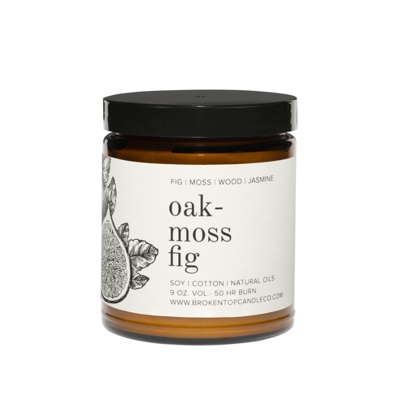 Oakmoss Fig - 9 oz Soy Candle