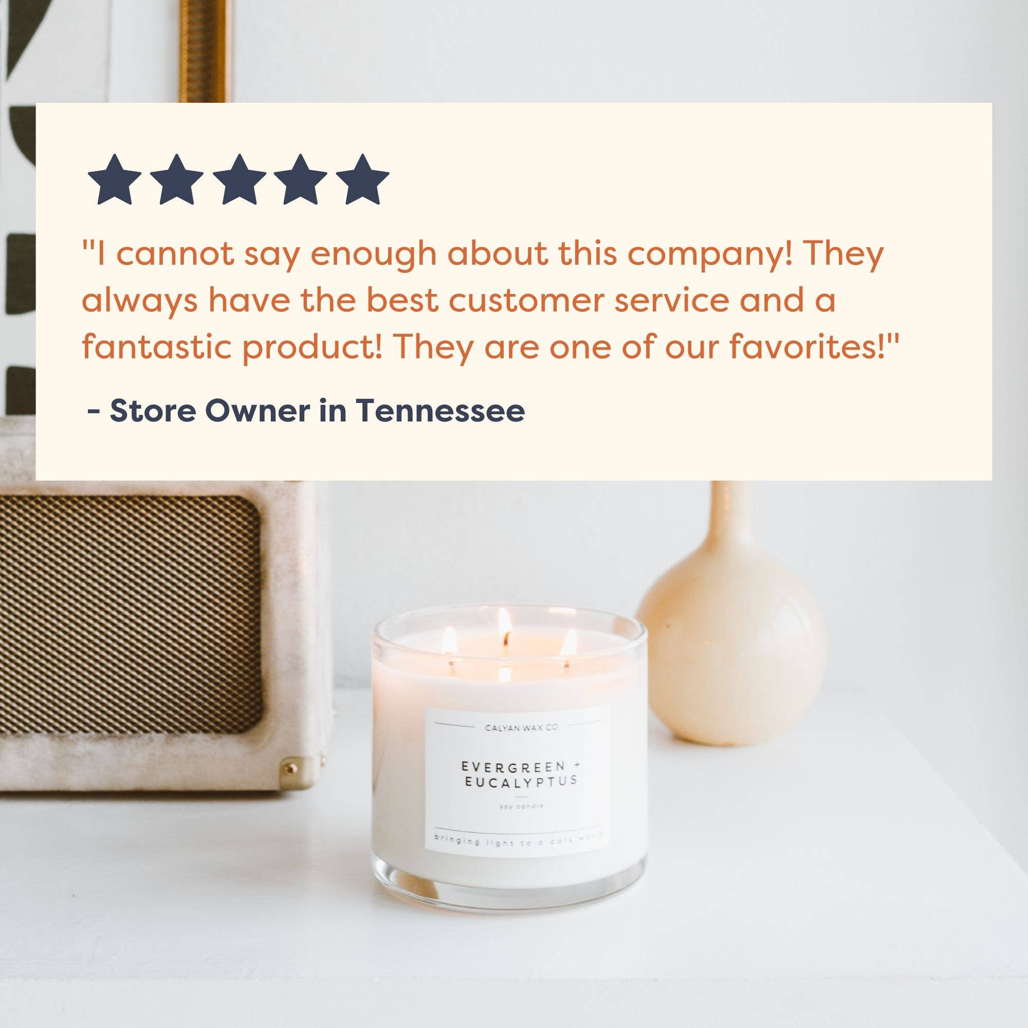 Lavender + Bergamot - 3 Wick Clear Glass Tumbler Soy Candle