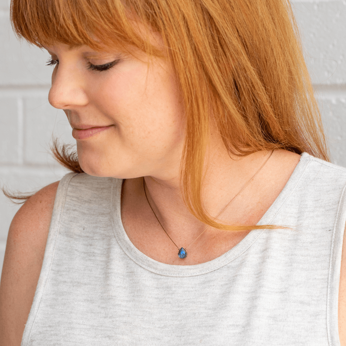 Blooming Blue Mystic Crystal Necklace for Beautiful Mom