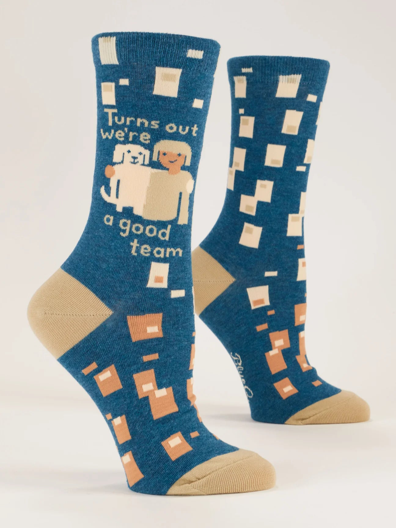 Turns Out We're a Good Team W- socks