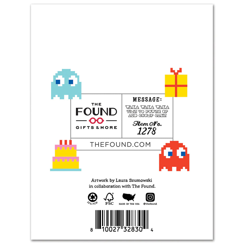 Happy Birthday Pacman Card
