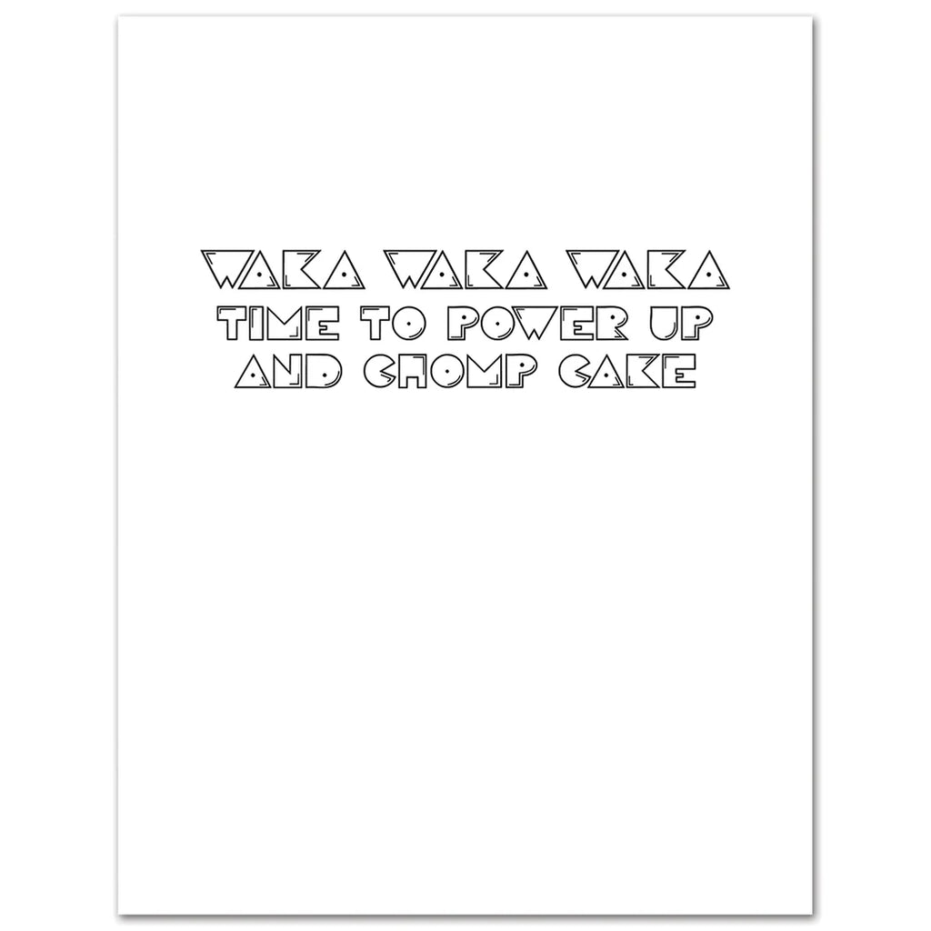 Happy Birthday Pacman Card