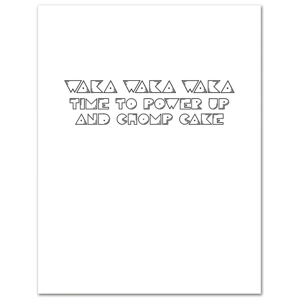Happy Birthday Pacman Card