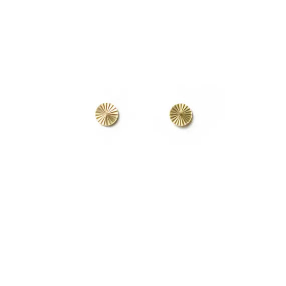 Circle Starburst Studs