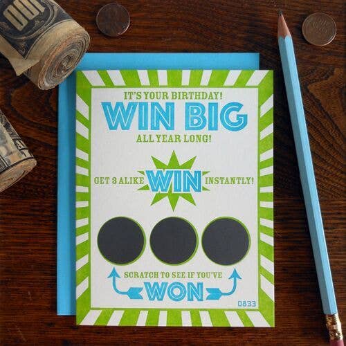 Birthday Scratch Off Ticket