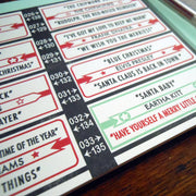 Holiday Jukebox pack/6: A2 5.5" x 4.25"