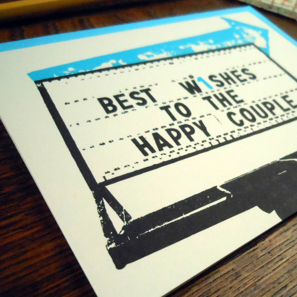 Vintage Wedding Arrow: A2 5.5" x 4.25"