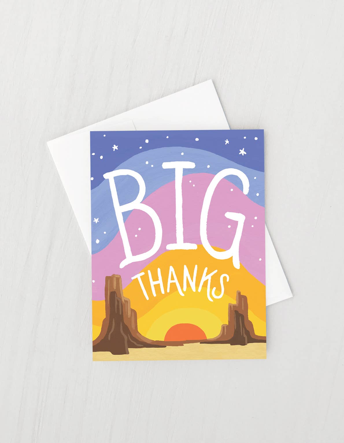Big Thanks Greeting Card
