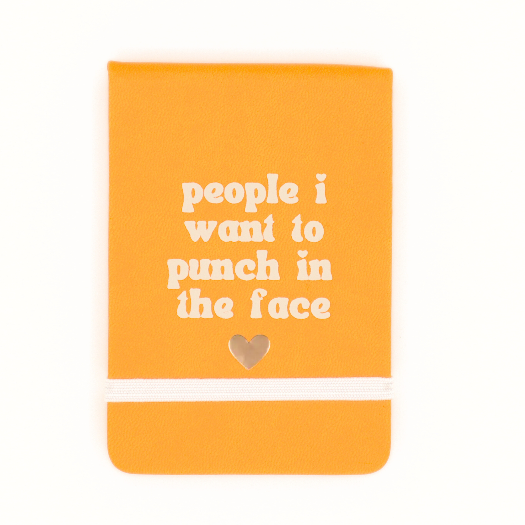 Leatherette Pocket Journal People I Want To Punch
