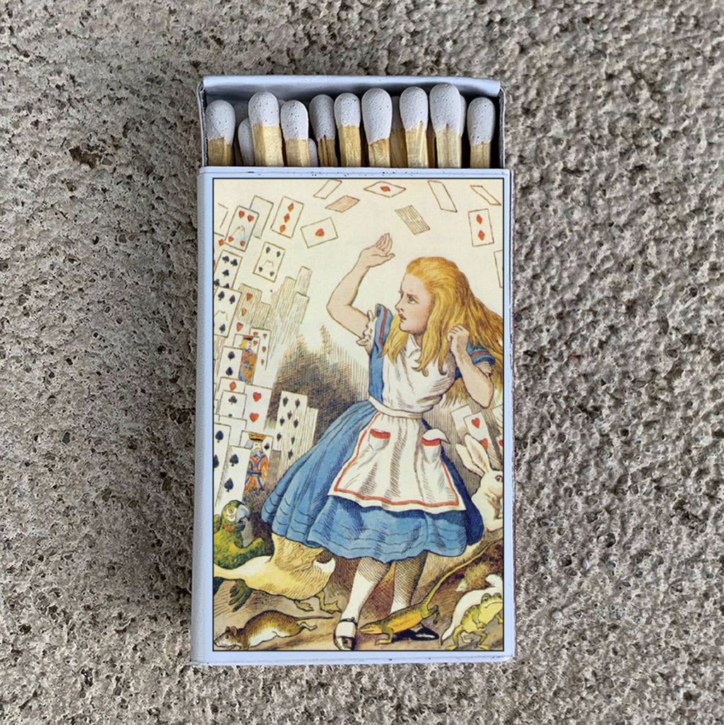 Alice in Wonderland Card Shower Matchbox • Candle Acc