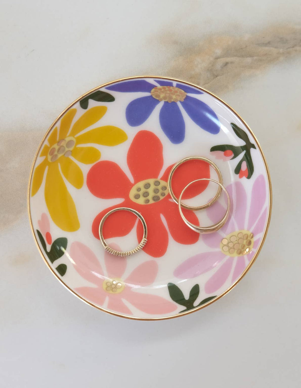 Primary Blooms Trinket Dish