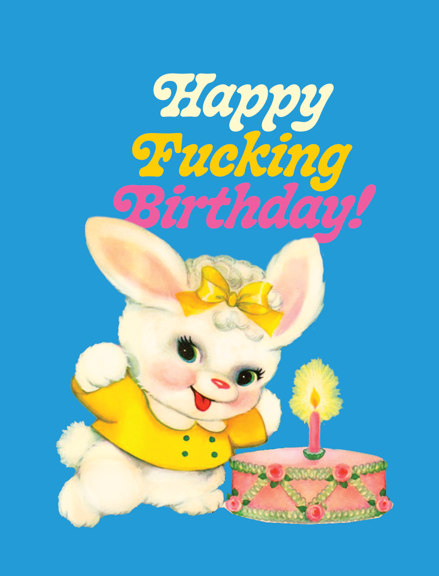 BUNNY BIRTHDAY! birthday card