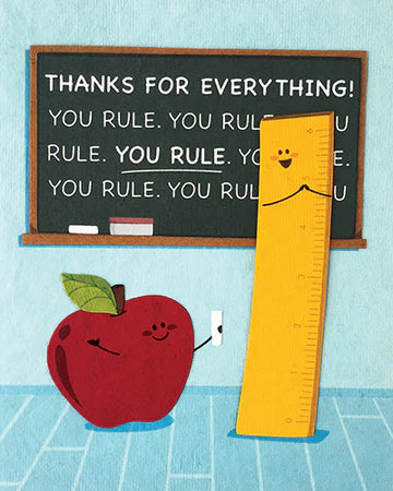You Rule Thanks - Thank you card