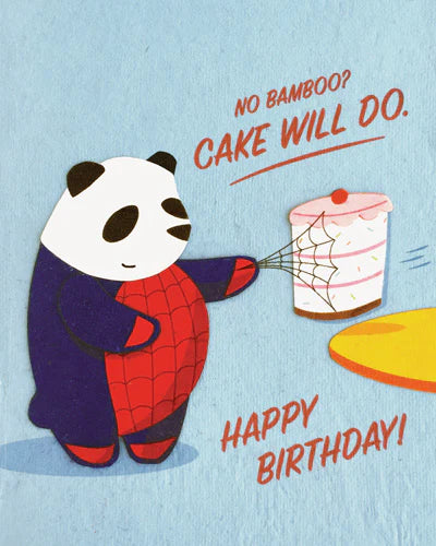 Spidey Panda Birthday Card