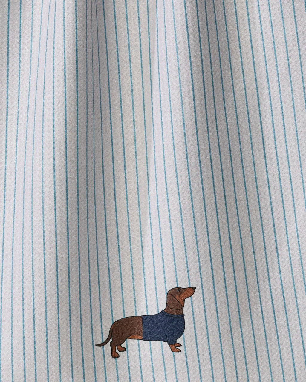 Doxie Stripe Tea Towel