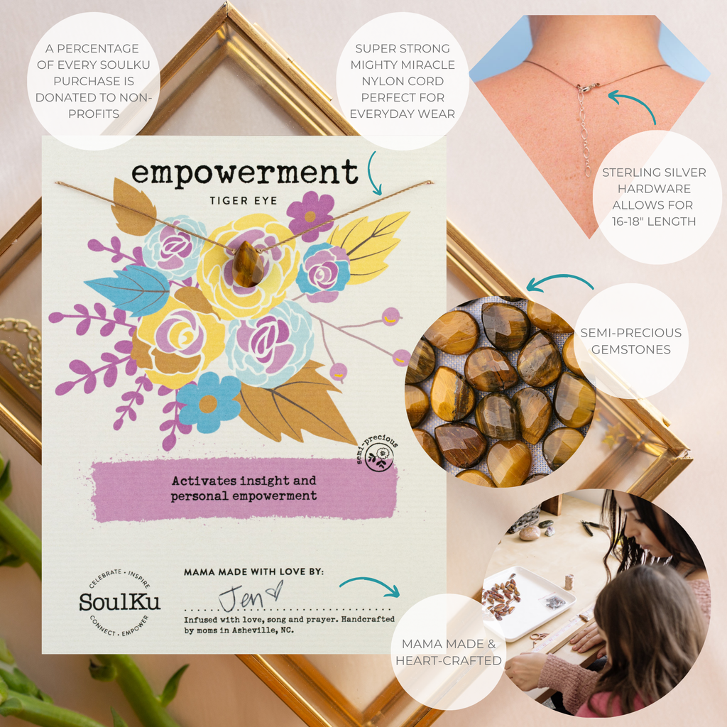 Tiger Eye Soul-Full of Light Necklace Empowerment - SFOL24