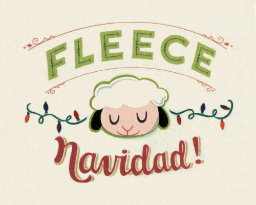 Fleece Navidad Greeting Card