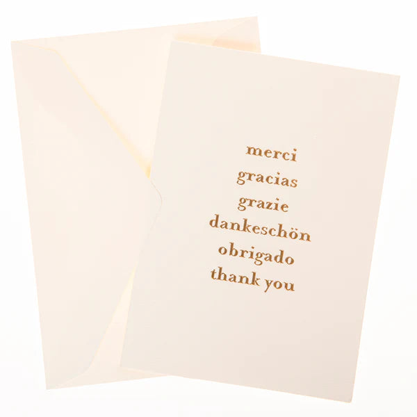 Languages La Petite Presse Boxed Thank You Cards