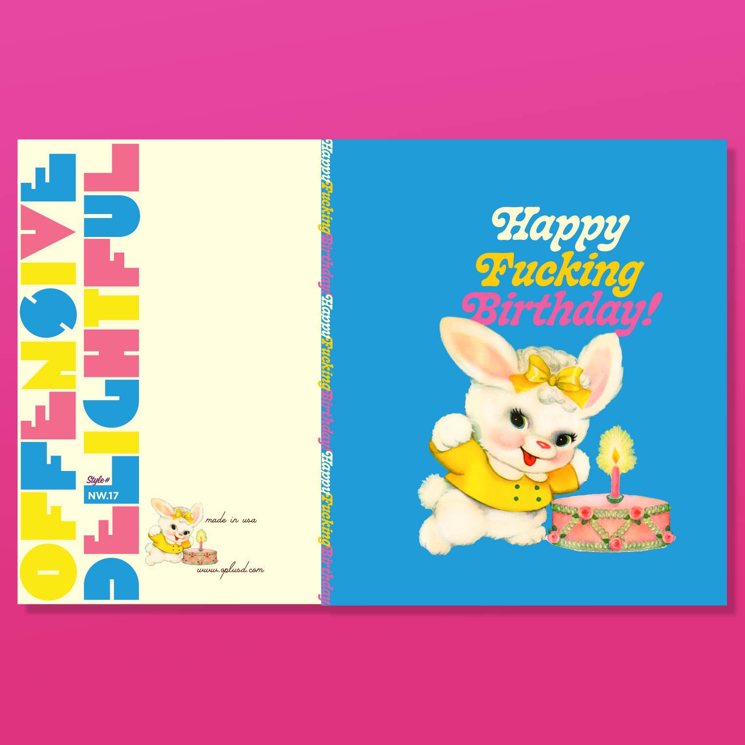 BUNNY BIRTHDAY! birthday card