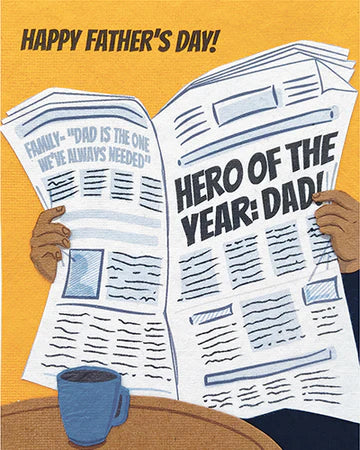 Hero of the year Father's Day Card