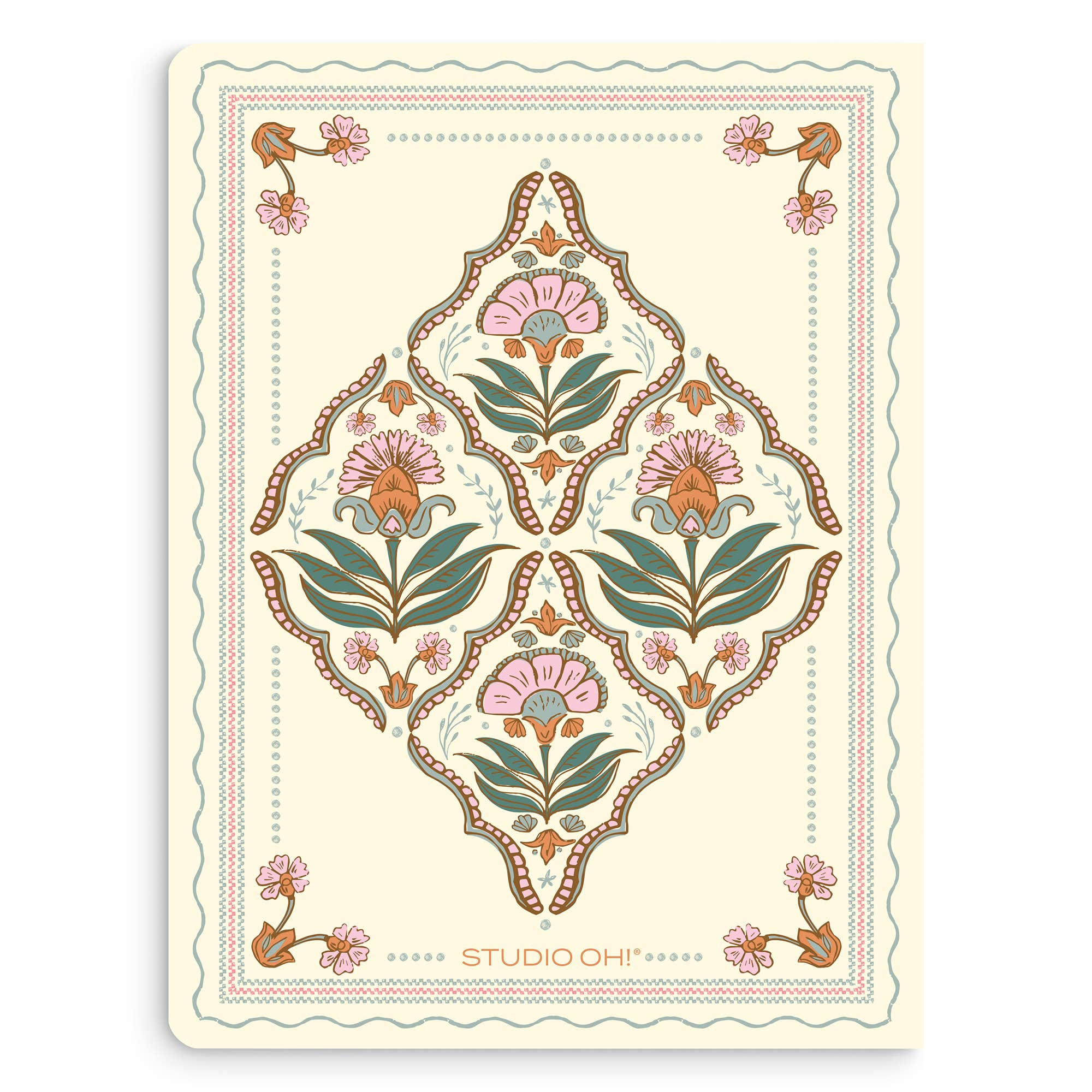 Floral Tapestry Medium Coptic-Bound Journal